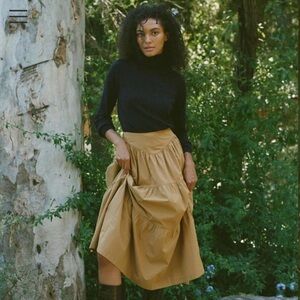 NWT Doen Sanremo Skirt - Coriander - Size Large